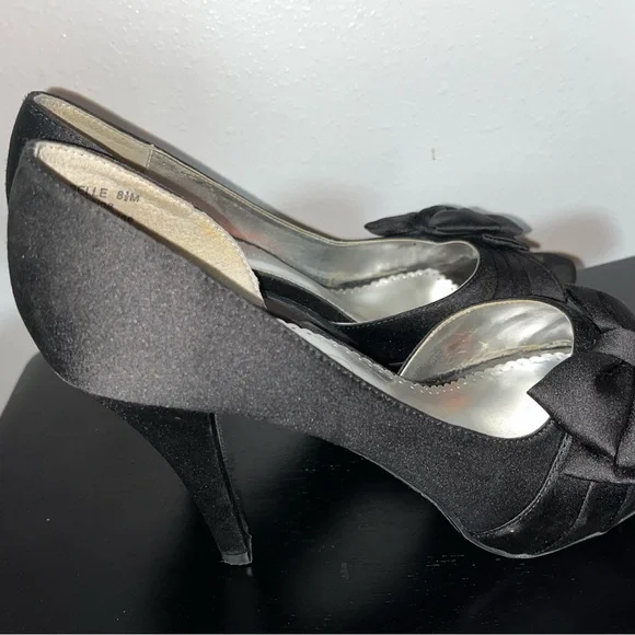 Elegant Black Women's Shoes size 8 1/2 Michelangelo - Picture 6 of 10